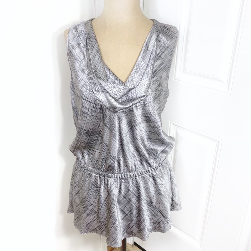 4/$25 ⭐️ Martin + OSA Silk Cowl Neck Tunic Top